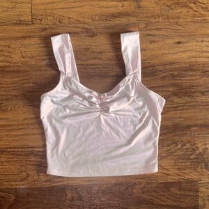 SHEIN Blush Satin Crop Top